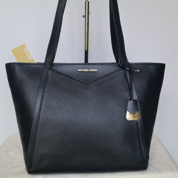 MICHAEL KORS Handbags - MICHAEL KORS Whitney Small Top Zip Leather Tote